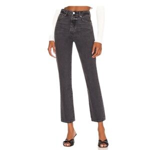 Lovers And Friends‎ Reece High Rise Slim Straight Black